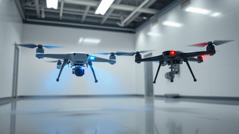drones compete in sanitization