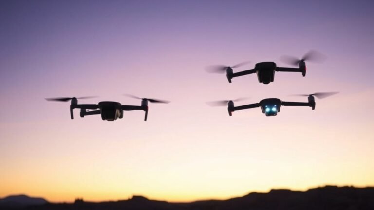 drones range and low light