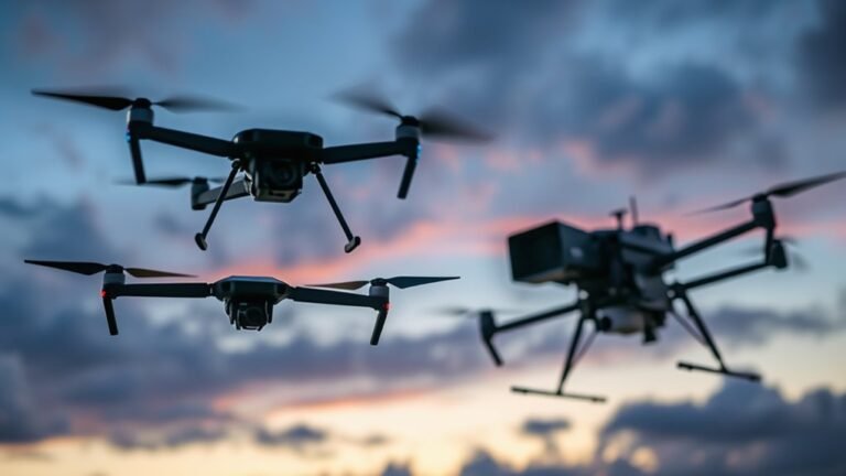 drones security versus heavy lift