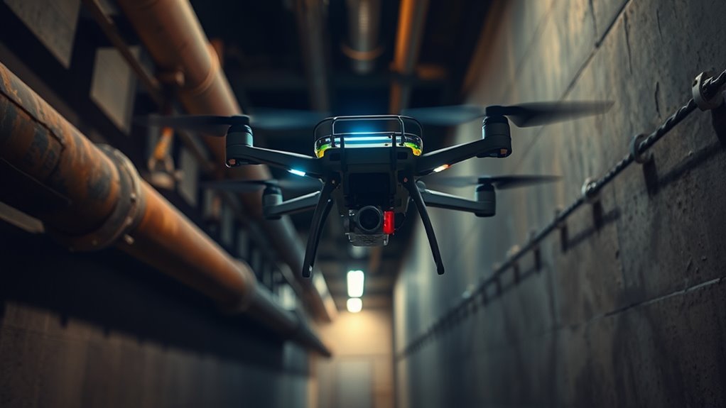 elios drone navigates confinements