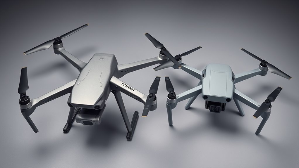 gimbal comparison between drones