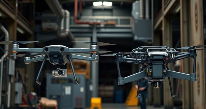 Intel Falcon 8+ vs. Flyability Elios 4: Industrial Inspection vs. Confined Space Camera Duel