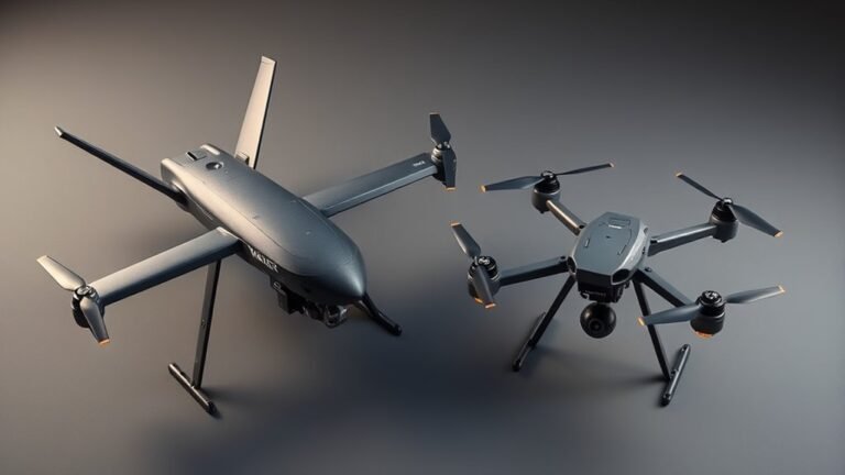 military drone camera comparison