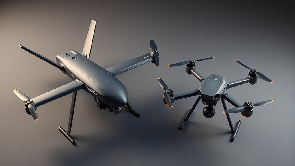 military drone camera comparison