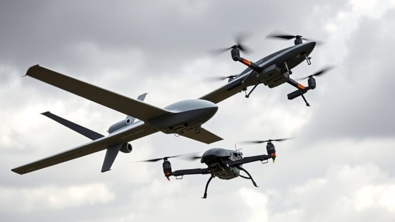 military drone performance comparison