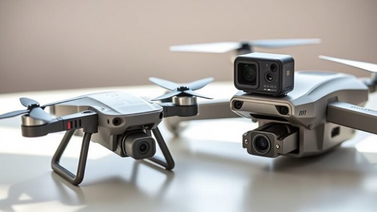 mini drone vs crop camera