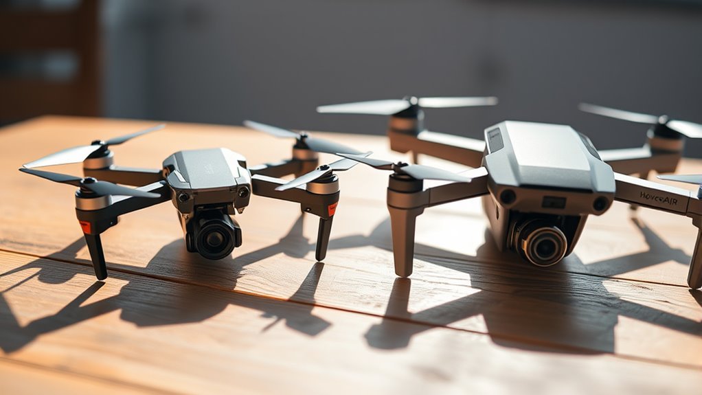mini vs selfie drones