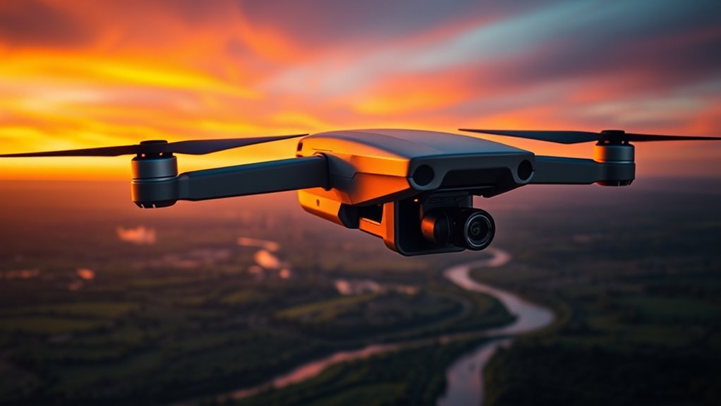 4k stabilized aerial photography