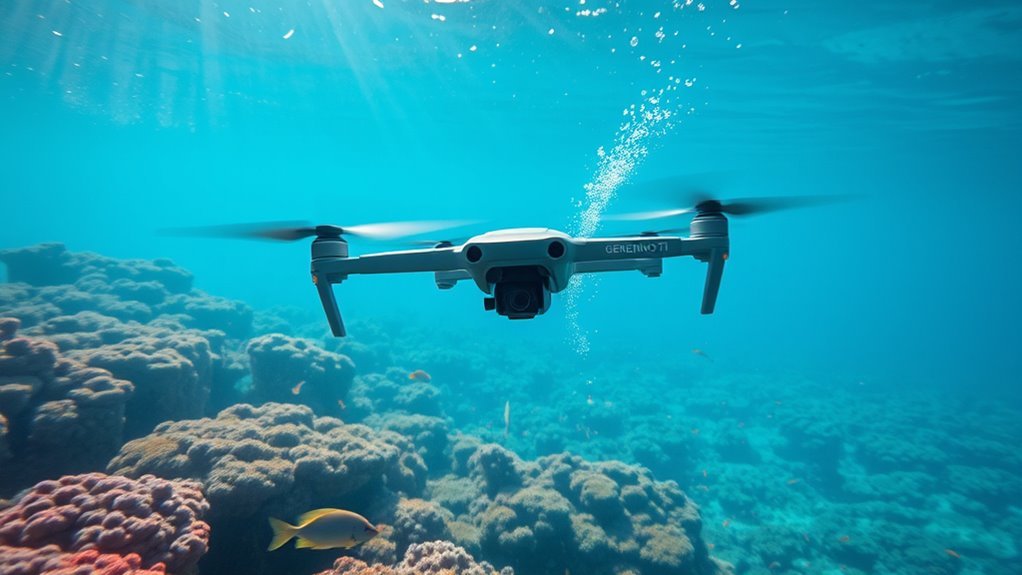 advanced underwater exploration drone