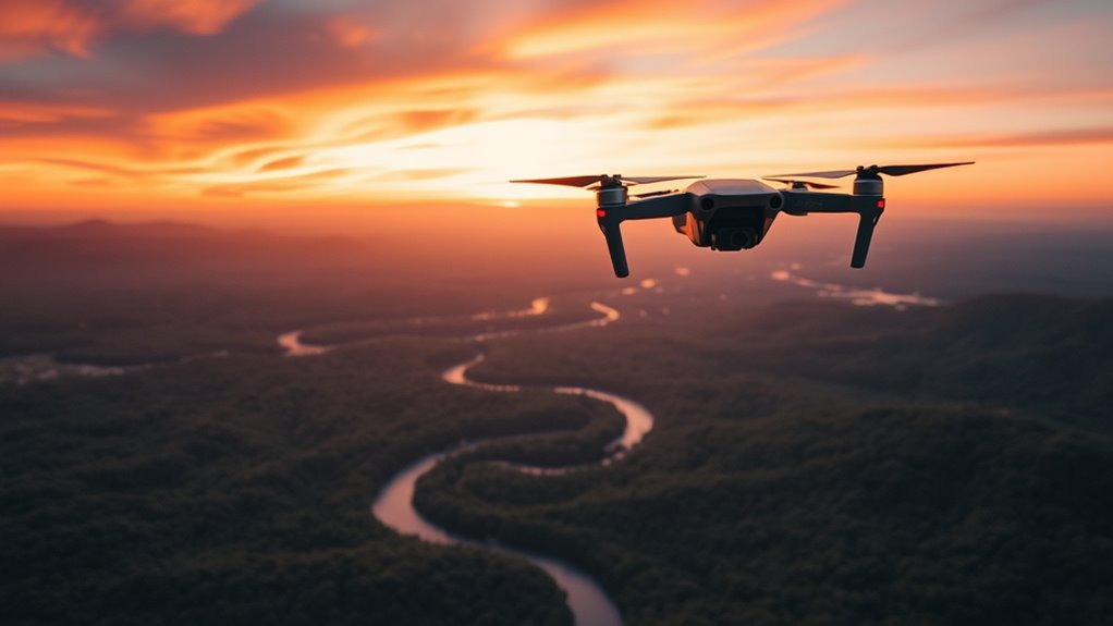 compact drone professional imagery