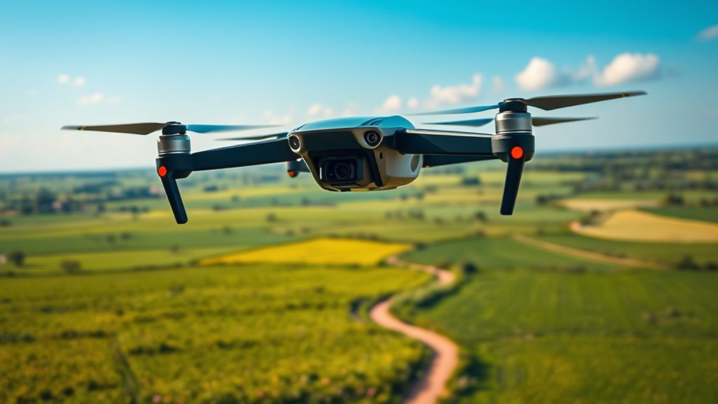 compact drone with features