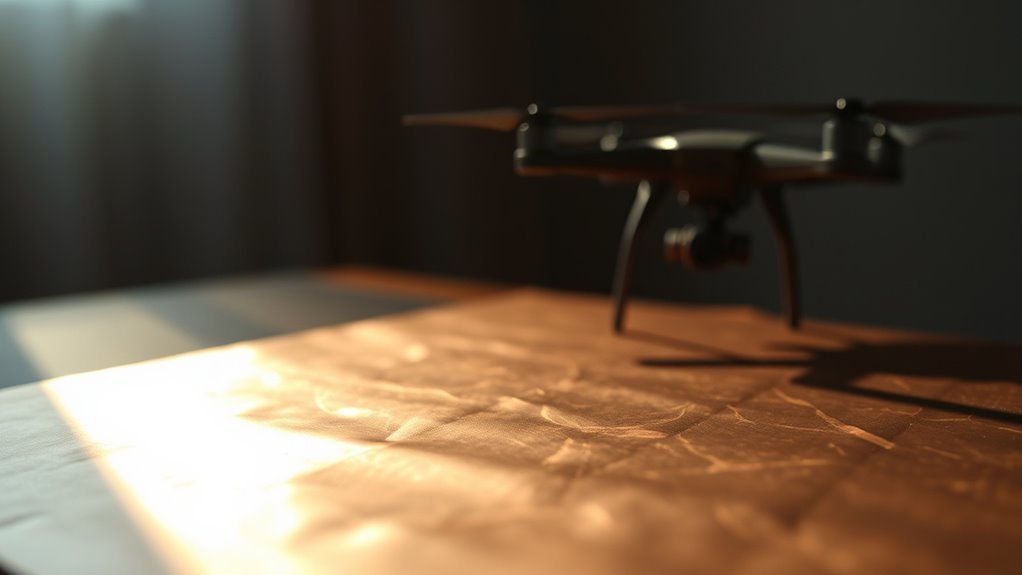 copper paper blocks drones