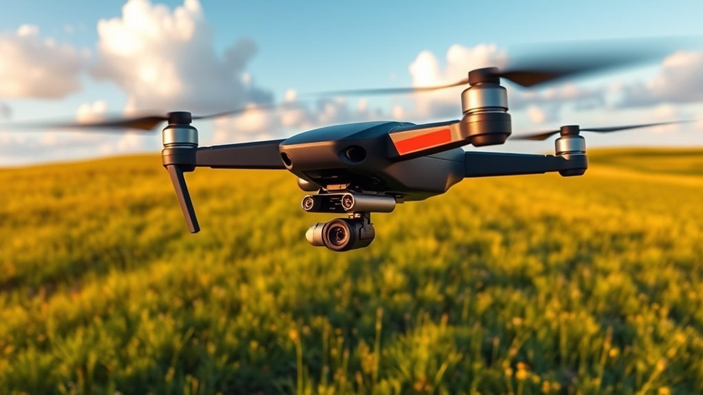 crisp aerial footage capabilities