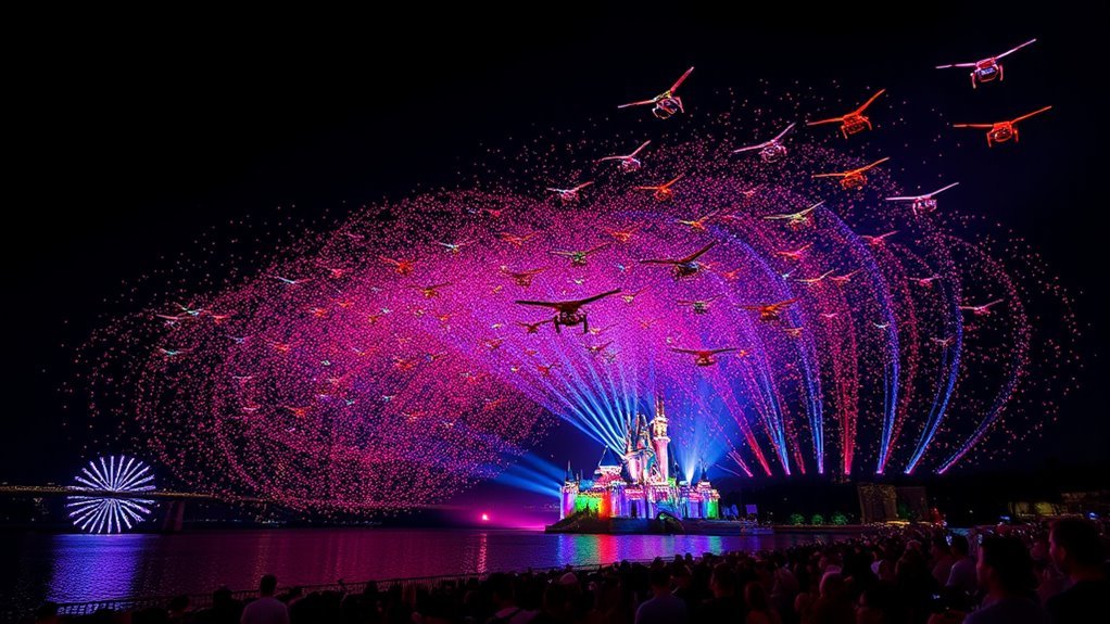 disney drone show count
