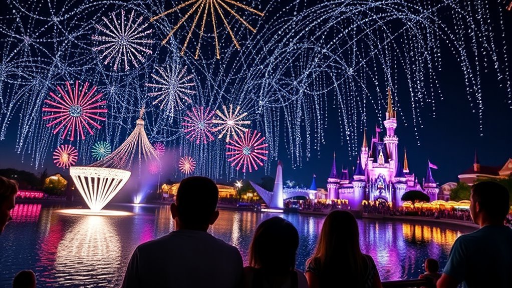 disney springs drone show schedule