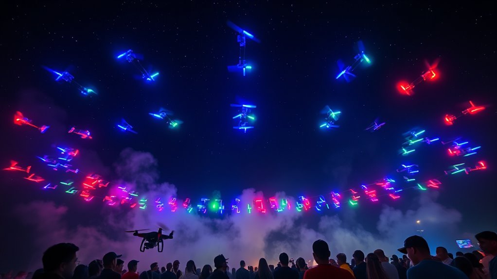 drone choreography and synchronization