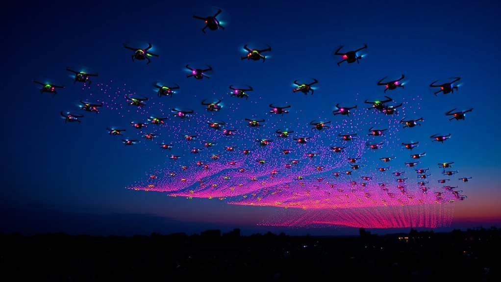 drone flight path choreography