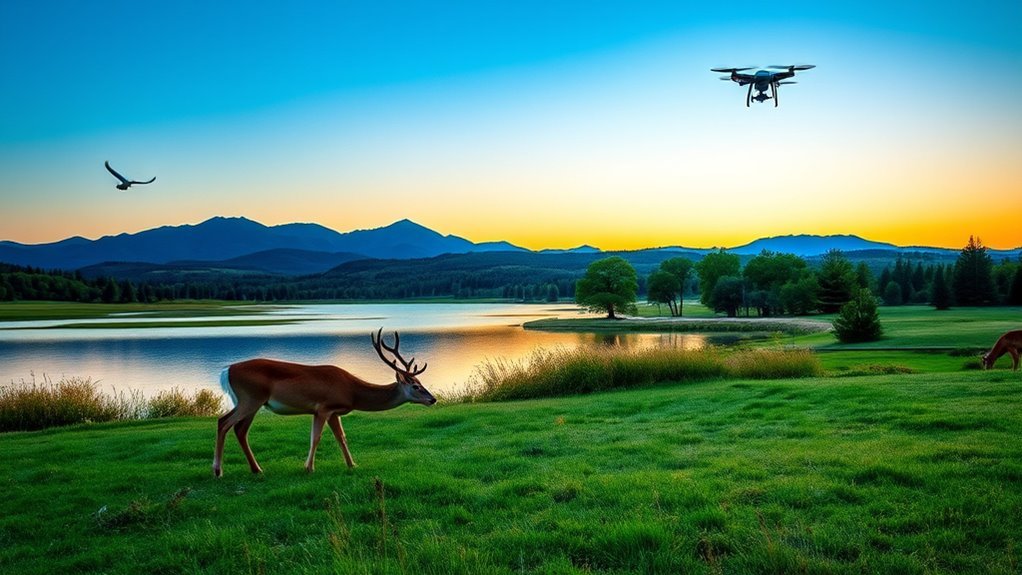 drone noise disrupts wildlife