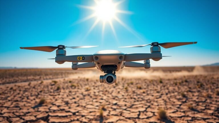 drone performance in heat