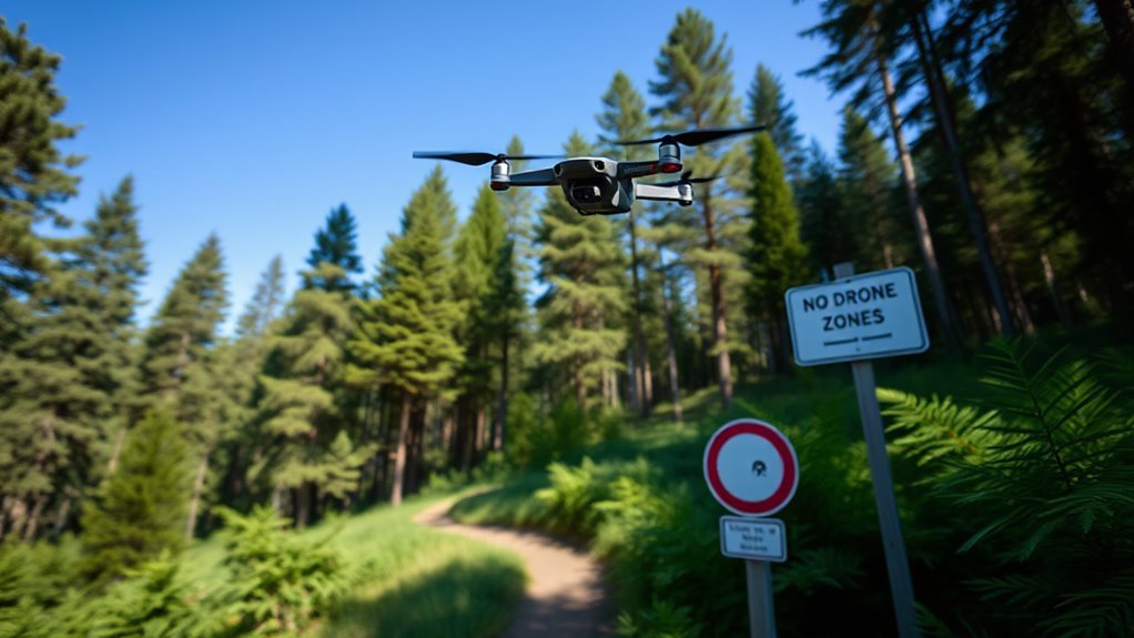 drone regulations in forests