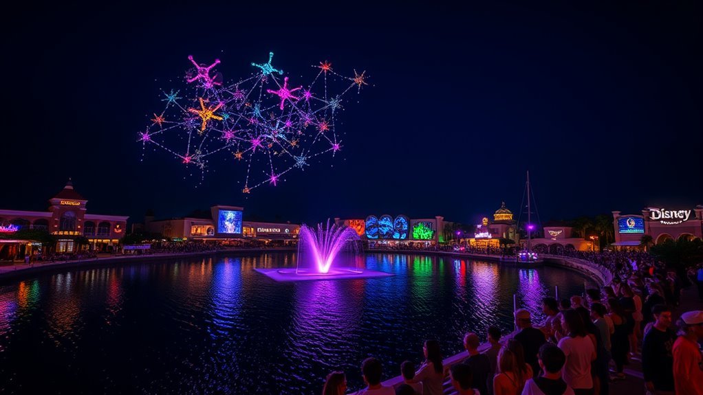 drone show holiday magic