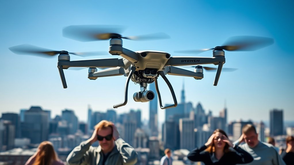 drone size affects noise
