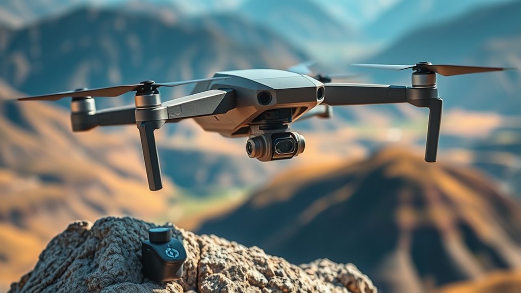 drone stability with gimbals