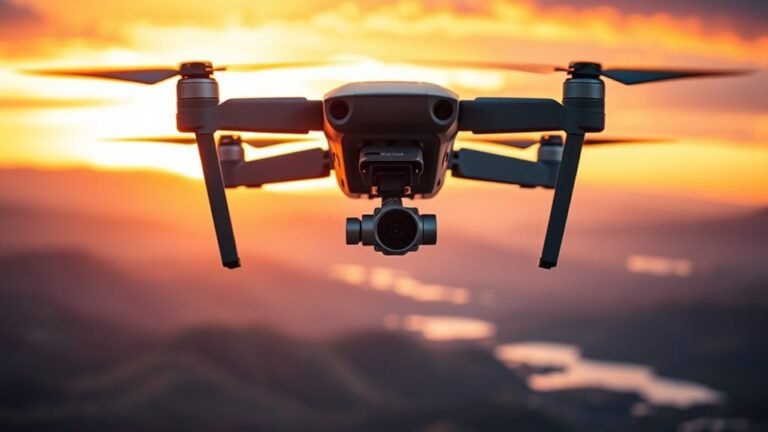 drone stabilization using gimbal