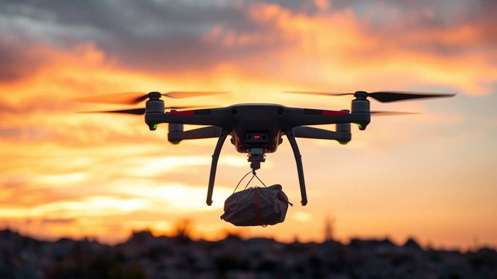 drones cargo capacity constraints