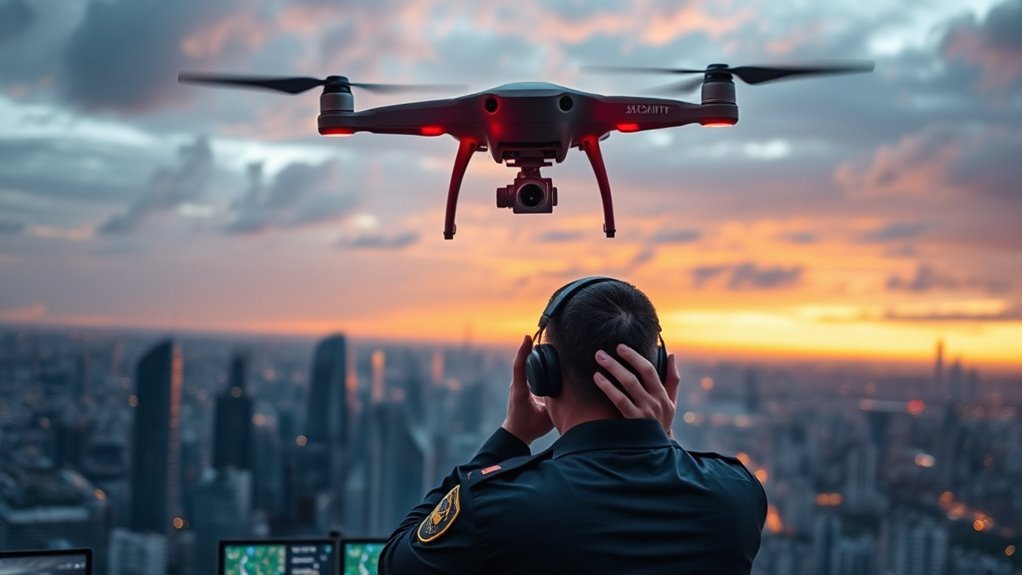 drones enhancing security surveillance