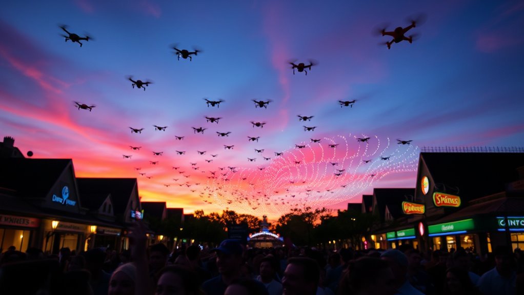 evening shows after sunset