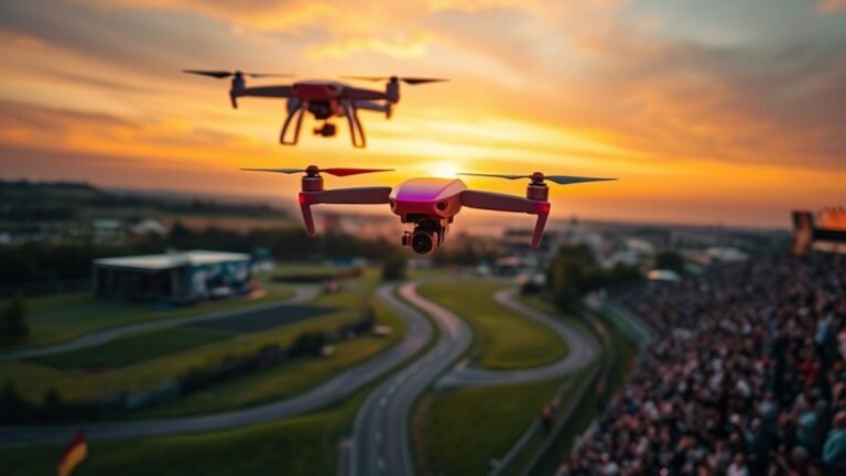 exciting aerial racing experience