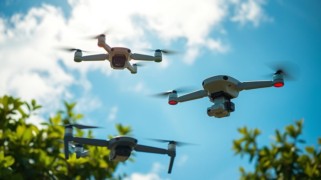frequency bands for drones