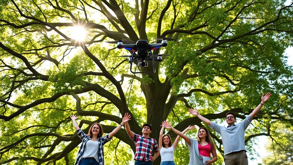 gentle tree shaking technique
