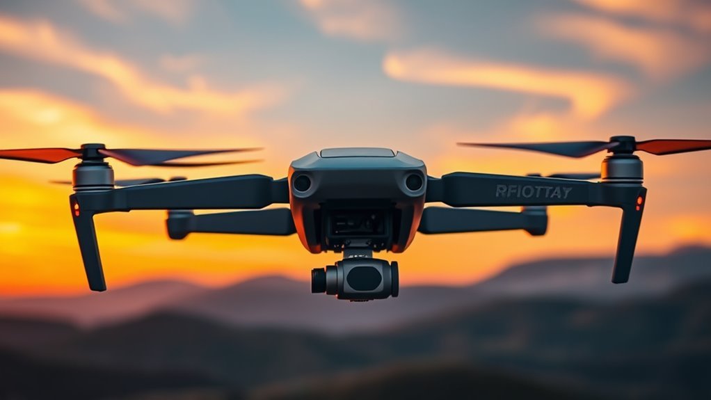 gimbal motors ensure camera stability