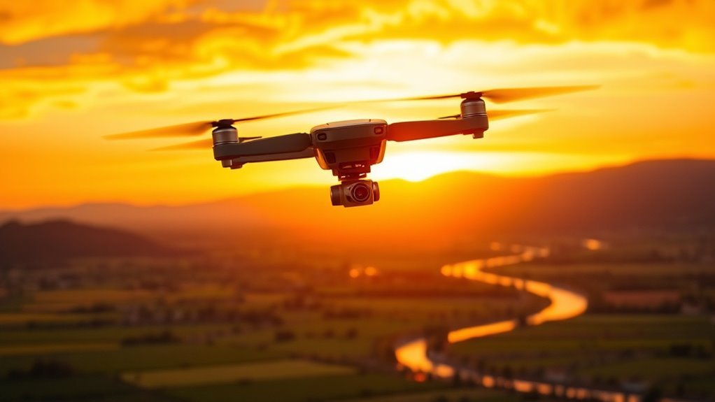 high quality portable drone camera