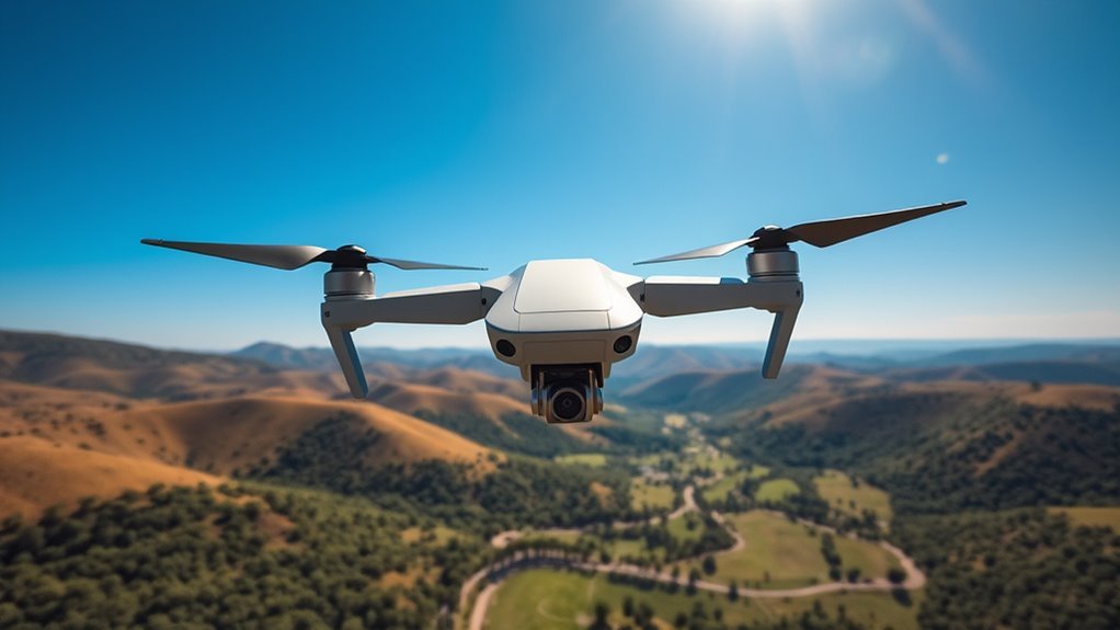 impressive aerial photography stability