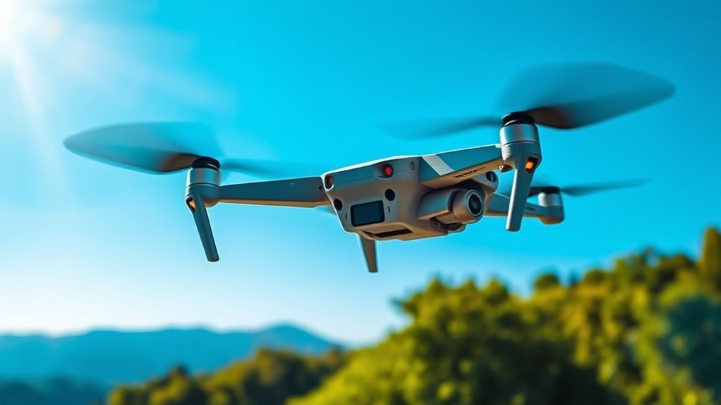 impressive aerial video quality