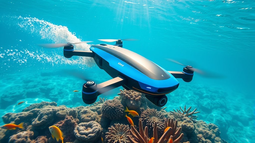 impressive underwater drone capabilities