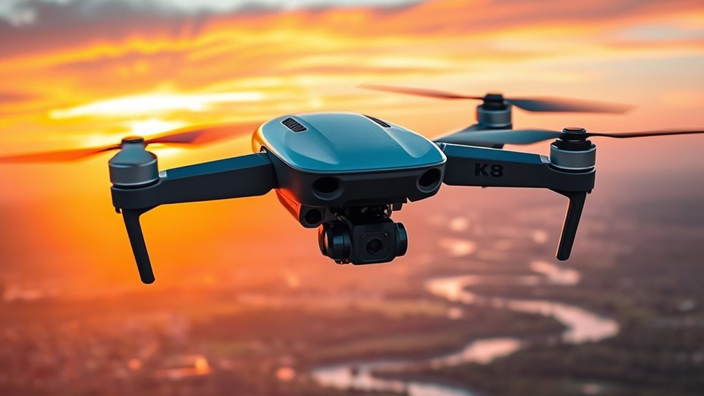 k8 drone features overview