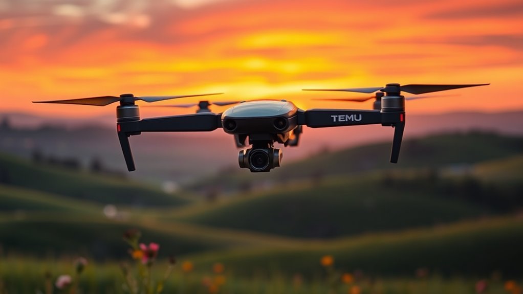 key features for temu drones