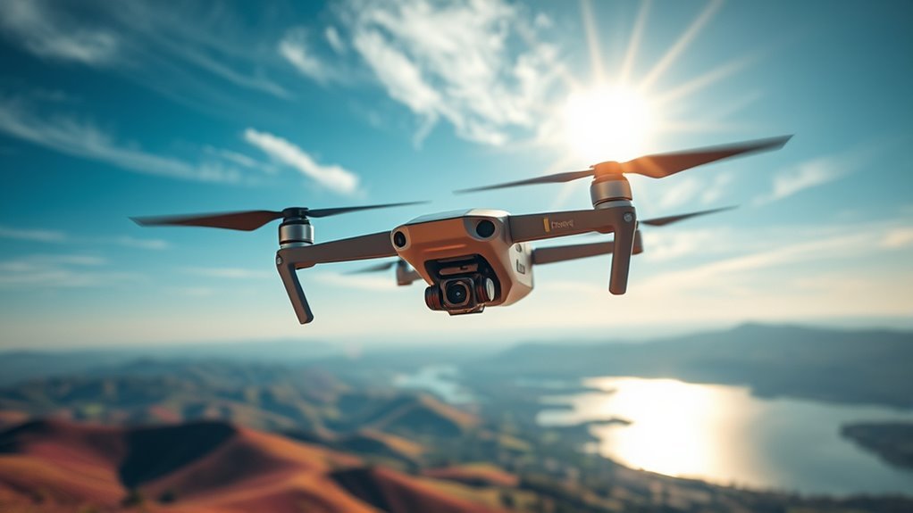 lanus triple camera drone