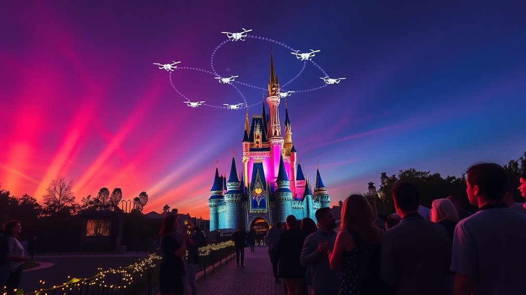 magical drone show experience