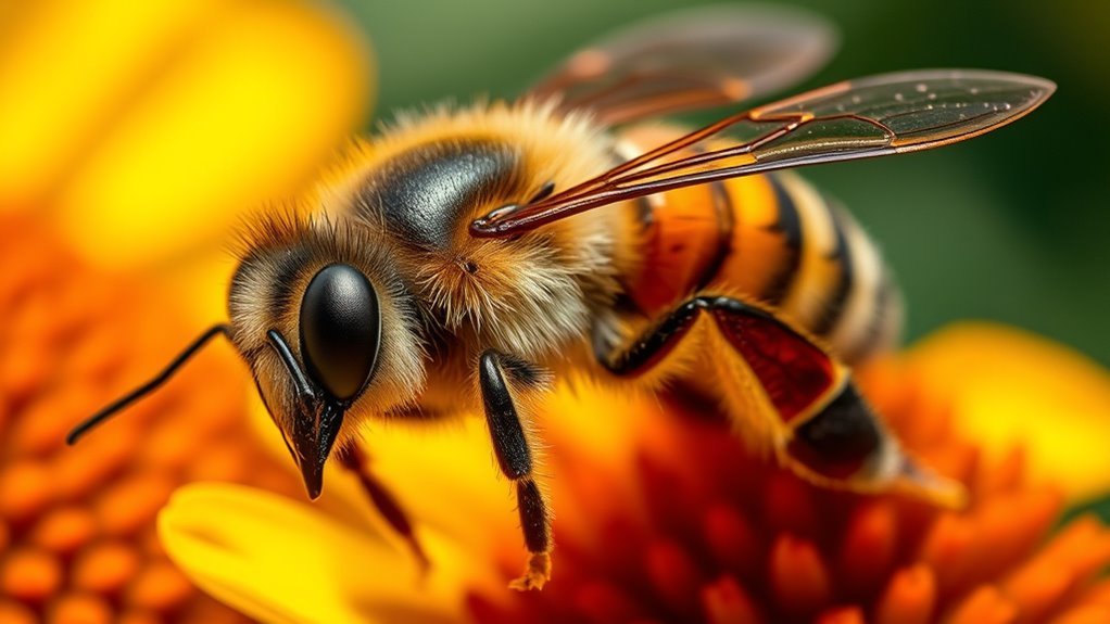 male and female bee identification