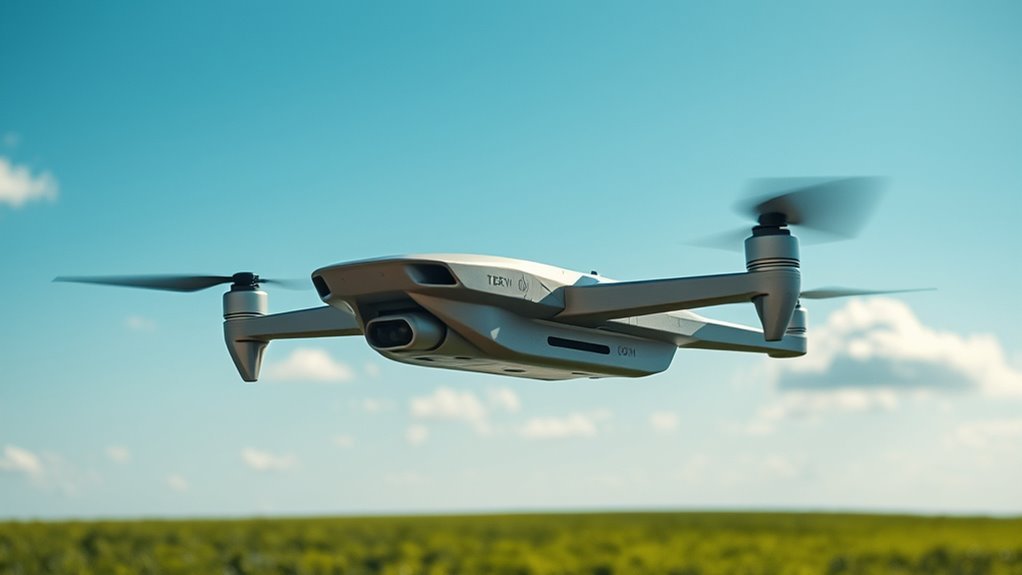 noise reducing aerial device