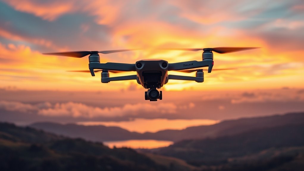 portable drone with quality