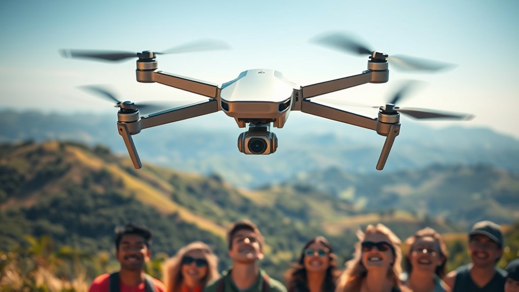 portable high performance drone