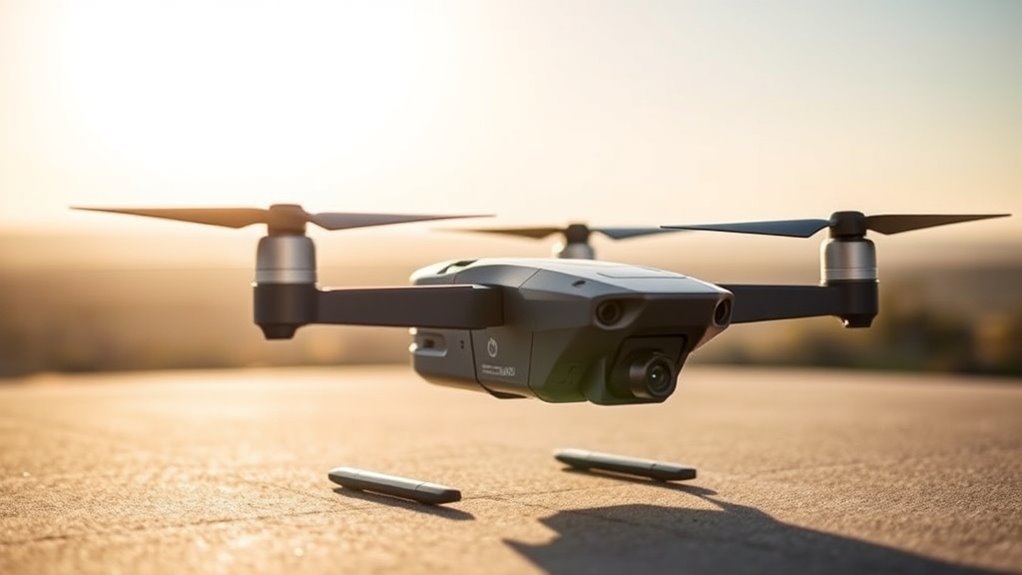 portable lightweight drone design