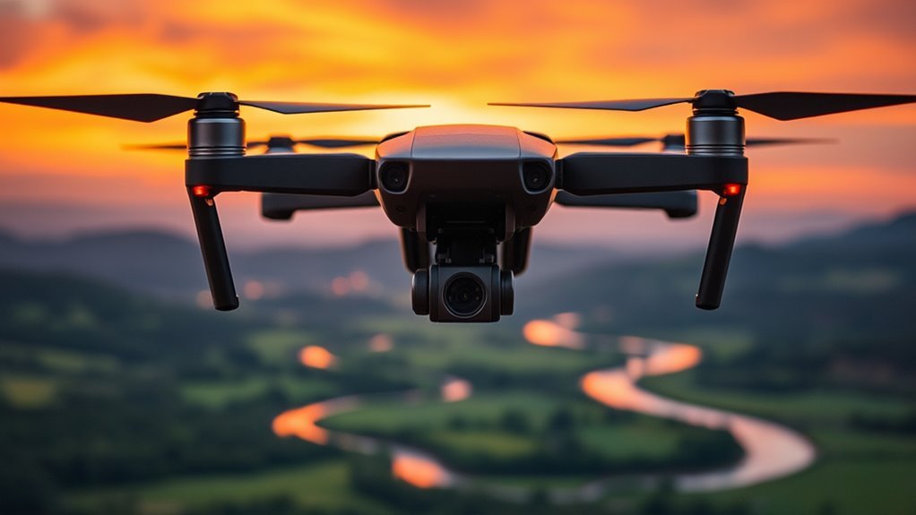 precise stable drone flight