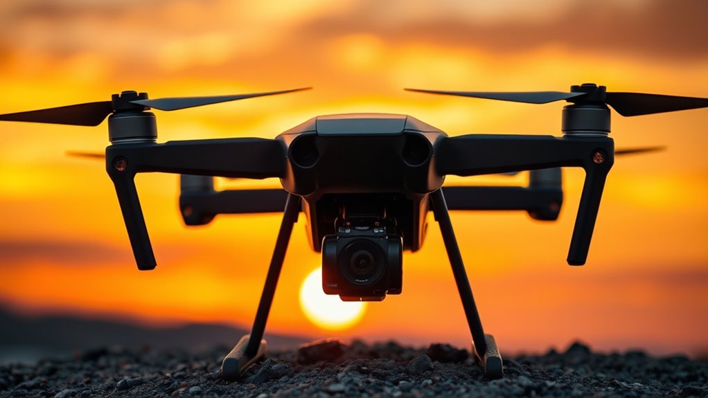 precision drone flight stability